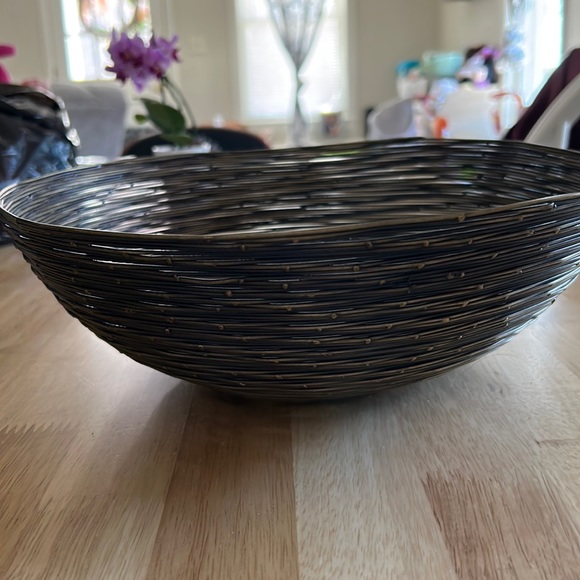 Accents Decorative Metal Bowl Poshmark